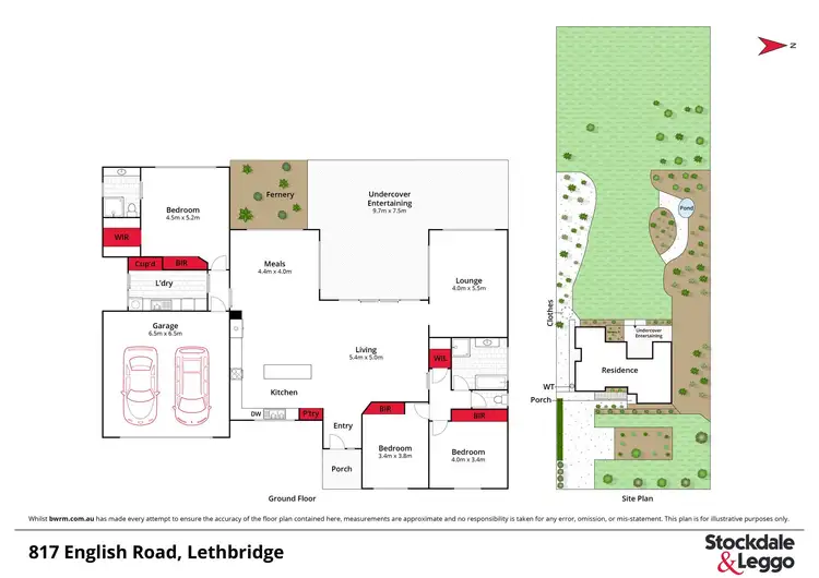 Floorplan of Homely house listing, 817 English Road, Lethbridge VIC 3332