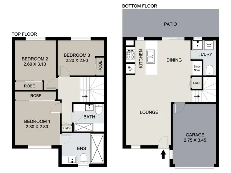 Floorplan of Homely townhouse listing, 27/40 Old Logan Road, Gailes QLD 4300