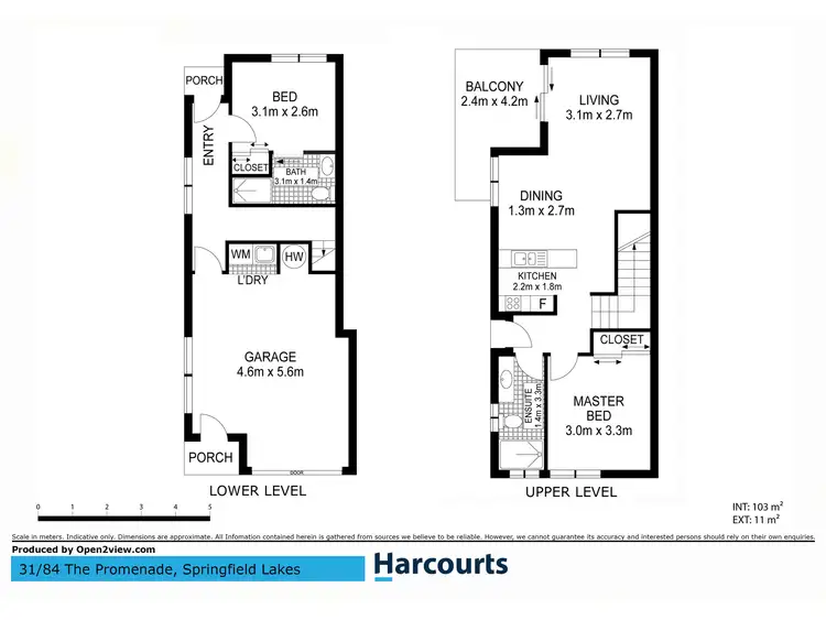 Floorplan of Homely unit listing, 31/84 The Promenade, Springfield Lakes QLD 4300