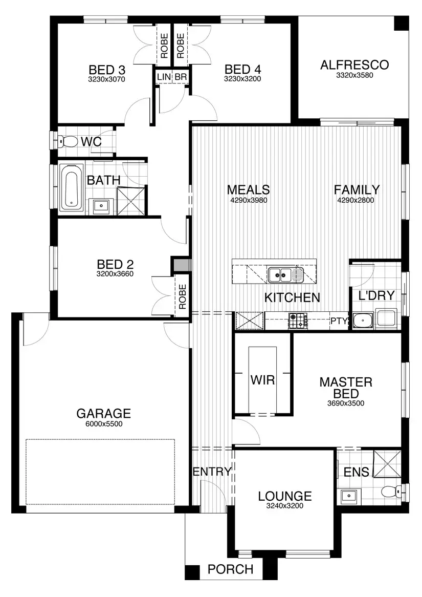 Floorplan of Homely house listing, Lot 2540/50 CODRINGTON ROAD, Truganina VIC 3029