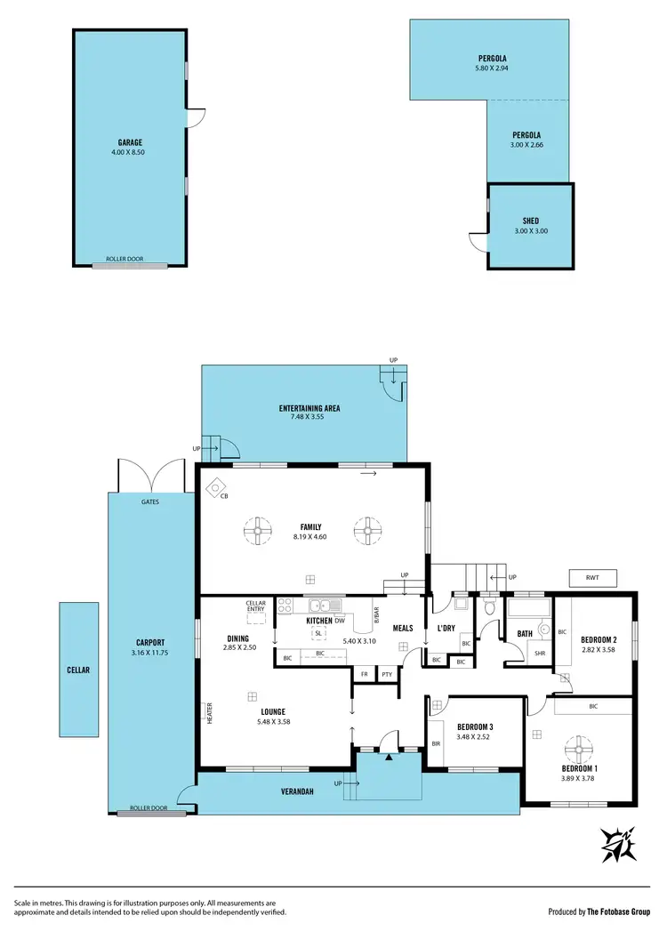 Floorplan of Homely house listing, 25 Booth Street, Happy Valley SA 5159