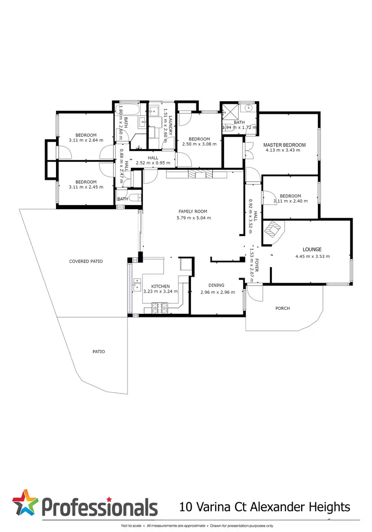 Floorplan of Homely house listing, 10 Varina Court, Alexander Heights WA 6064
