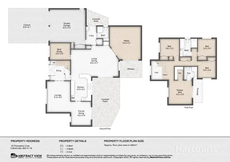 Floorplan of Homely house listing, 18 Poinsettia Crescent, Calamvale QLD 4116