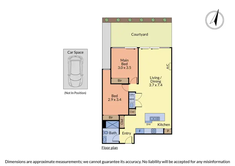 Floorplan of Homely apartment listing, G3/5-7 Browns Avenue, Ringwood VIC 3134