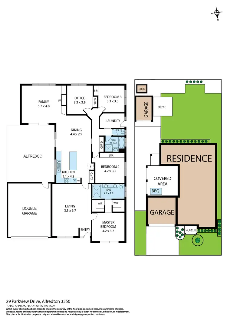 Floorplan of Homely house listing, 29 Parkview Drive, Alfredton VIC 3350