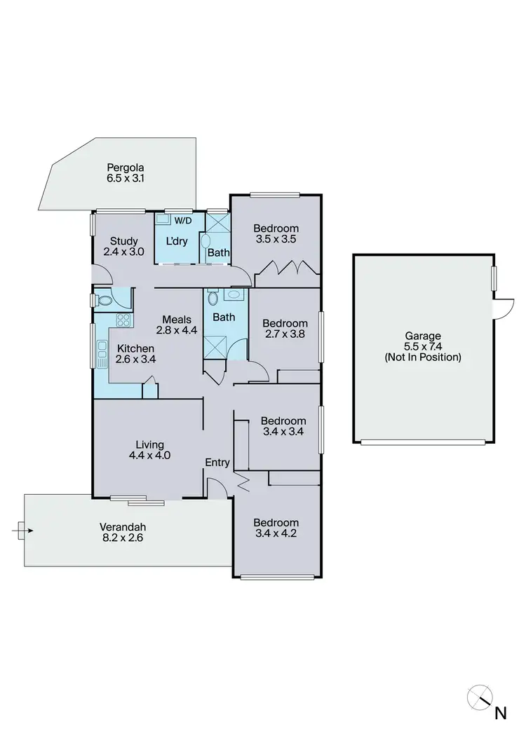 Floorplan of Homely house listing, 6 Messmate Road, Ferntree Gully VIC 3156