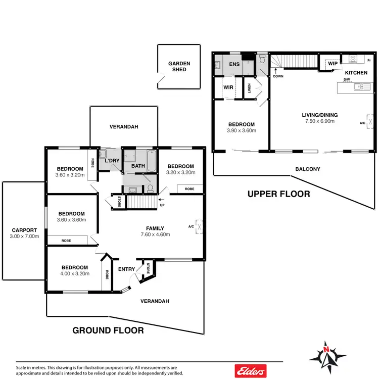 Floorplan of Homely house listing, 46 MORRISON AVENUE, Middleton SA 5213