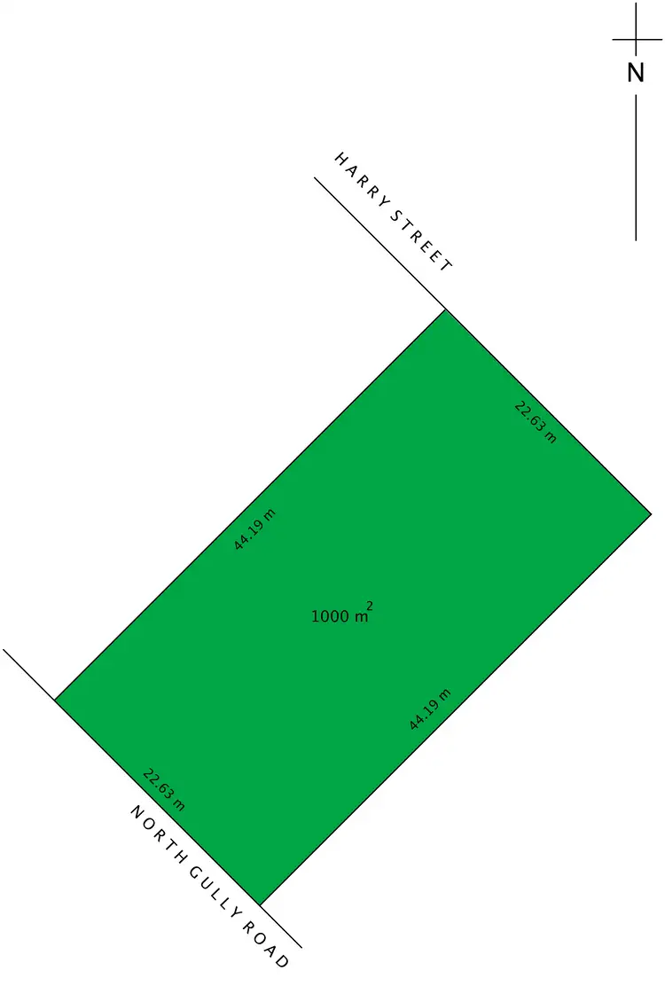 Floorplan of Homely land listing, 11 North Gully Road, Tickera SA 5555