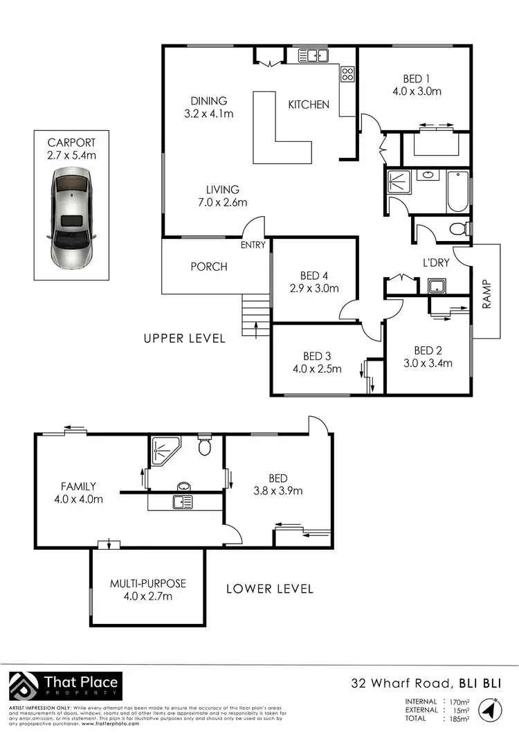 Floorplan of Homely house listing, 32 Wharf Road, Bli Bli QLD 4560