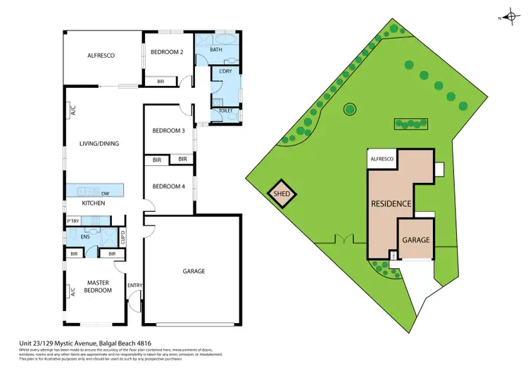 Floorplan of Homely house listing, 23/129 Mystic Avenue, Balgal Beach QLD 4816