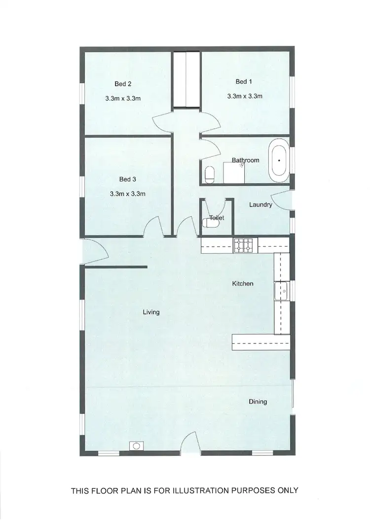 Floorplan of Homely house listing, 8-10 GILBERT DRIVE, Naracoorte SA 5271