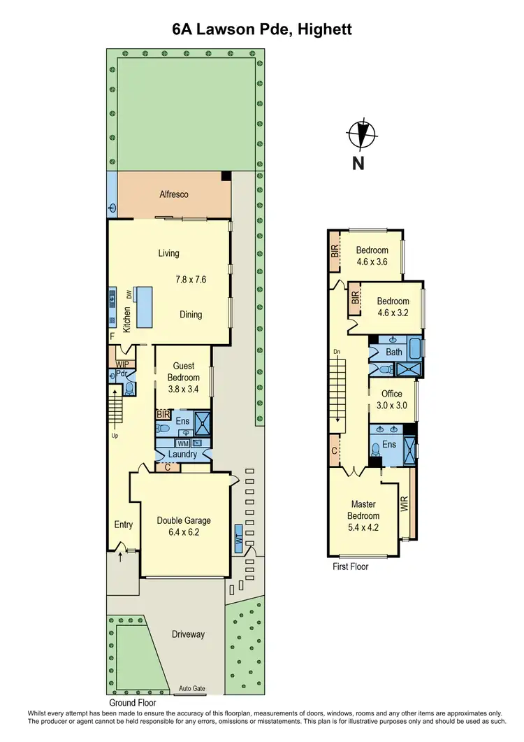 Floorplan of Homely house listing, 6A Lawson Parade, Highett VIC 3190