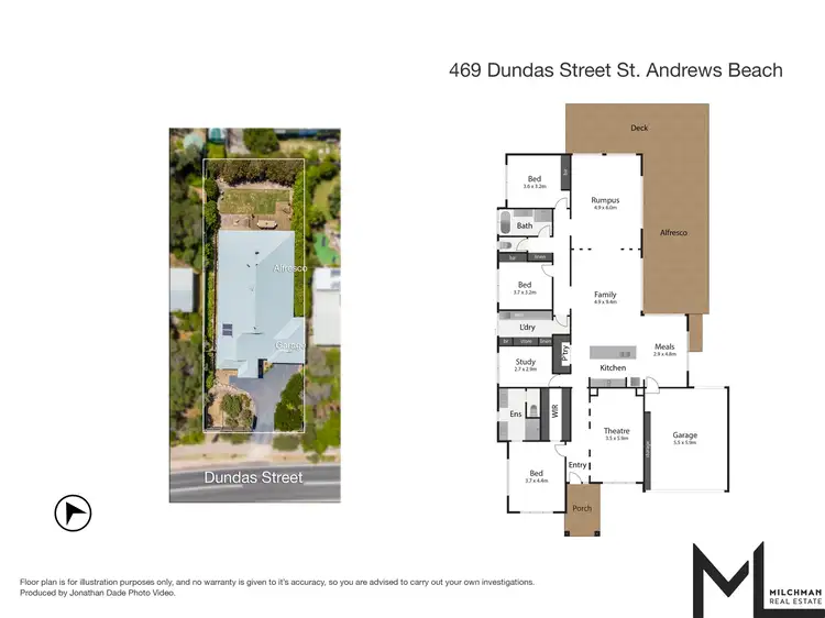 Floorplan of Homely house listing, 469 Dundas Street, St Andrews Beach VIC 3941