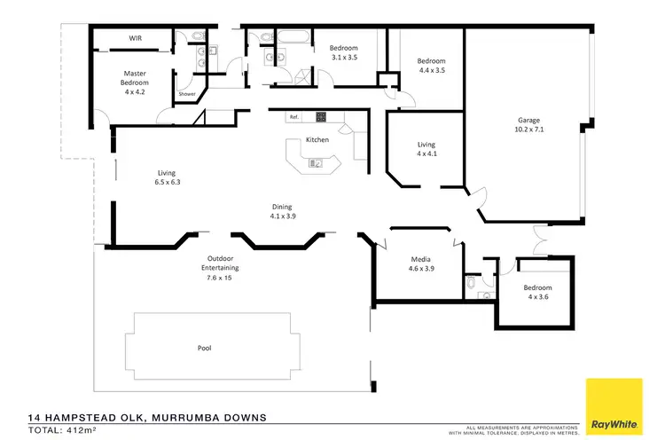 Floorplan of Homely house listing, 14 Hampstead Outlook, Murrumba Downs QLD 4503