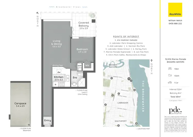 Floorplan of Homely house listing, 15/414 Marine Parade, Biggera Waters QLD 4216