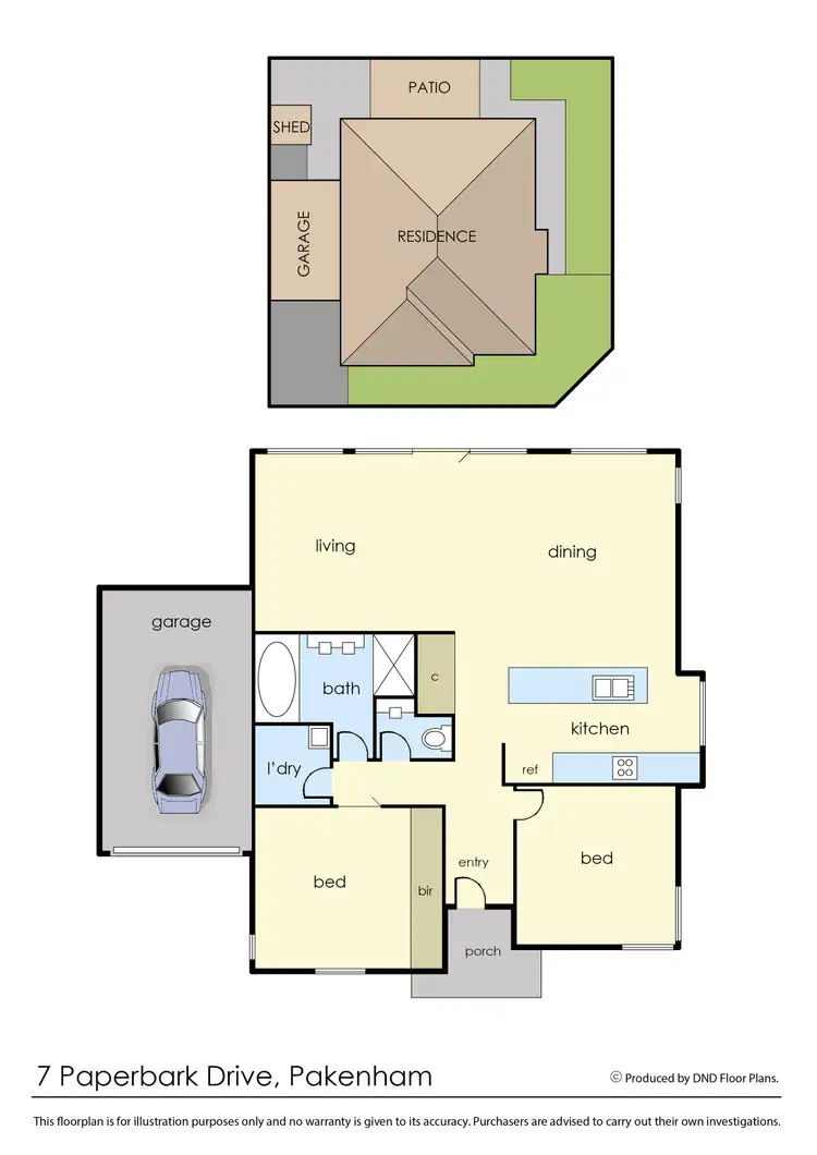 Floorplan of Homely house listing, 7 Paperbark Drive, Pakenham VIC 3810
