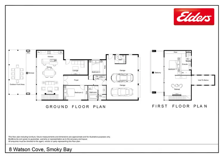 Floorplan of Homely house listing, 8 Watson Cove, Smoky Bay SA 5680