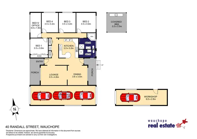 Floorplan of Homely house listing, 40 Randall Street, Wauchope NSW 2446