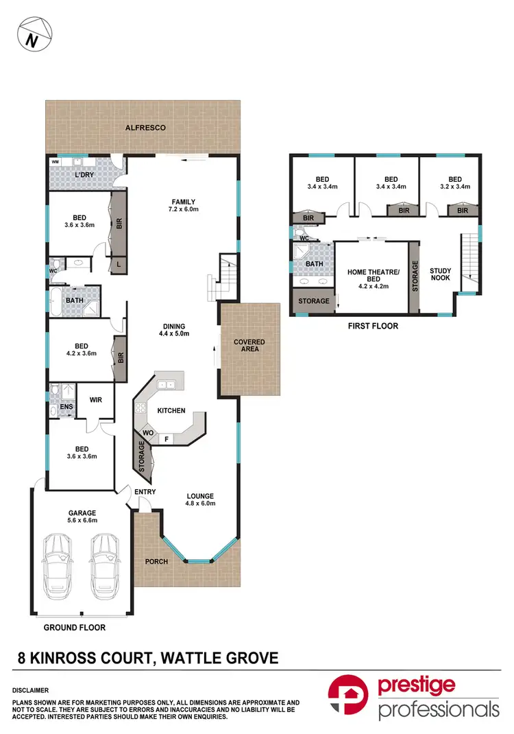 Floorplan of Homely house listing, 8 Kinross Court, Wattle Grove NSW 2173