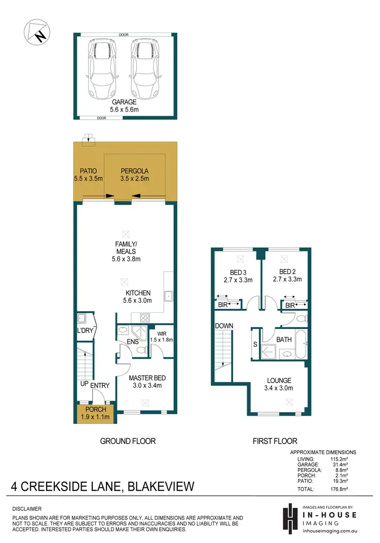 Floorplan of Homely house listing, 4 Creekside Lane, Blakeview SA 5114