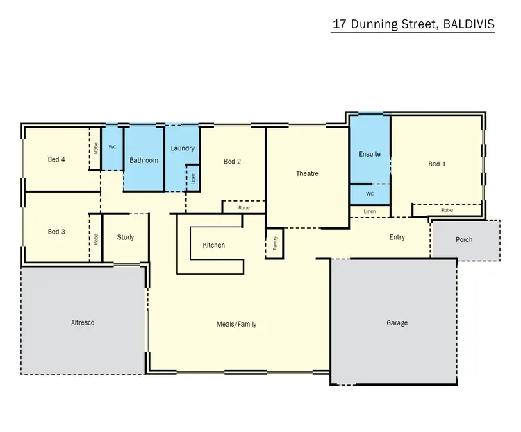 Floorplan of Homely house listing, 17 Dunning Street, Baldivis WA 6171