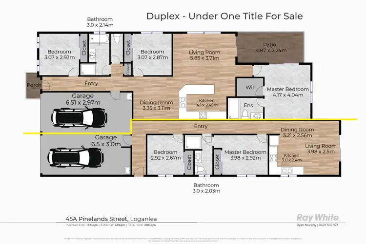 Floorplan of Homely house listing, 1&2/45a Pinelands Street, Loganlea QLD 4131