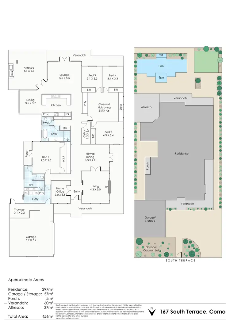 Floorplan of Homely house listing, 167 South Terrace, Como WA 6152