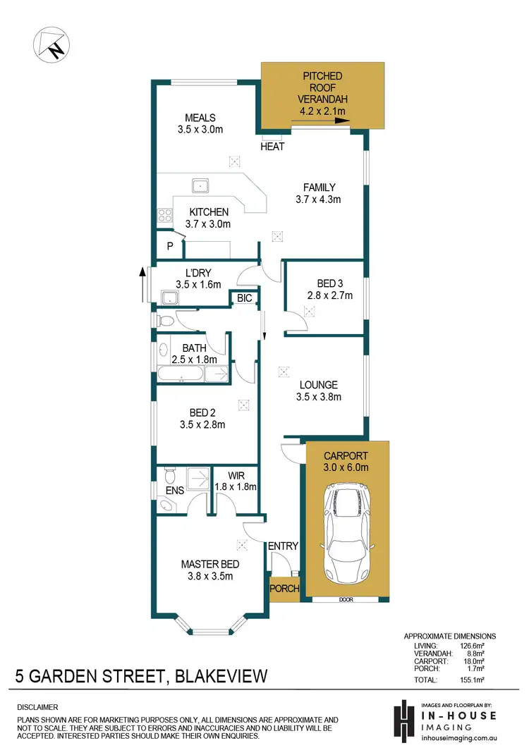 Floorplan of Homely house listing, 5 Garden Street, Blakeview SA 5114