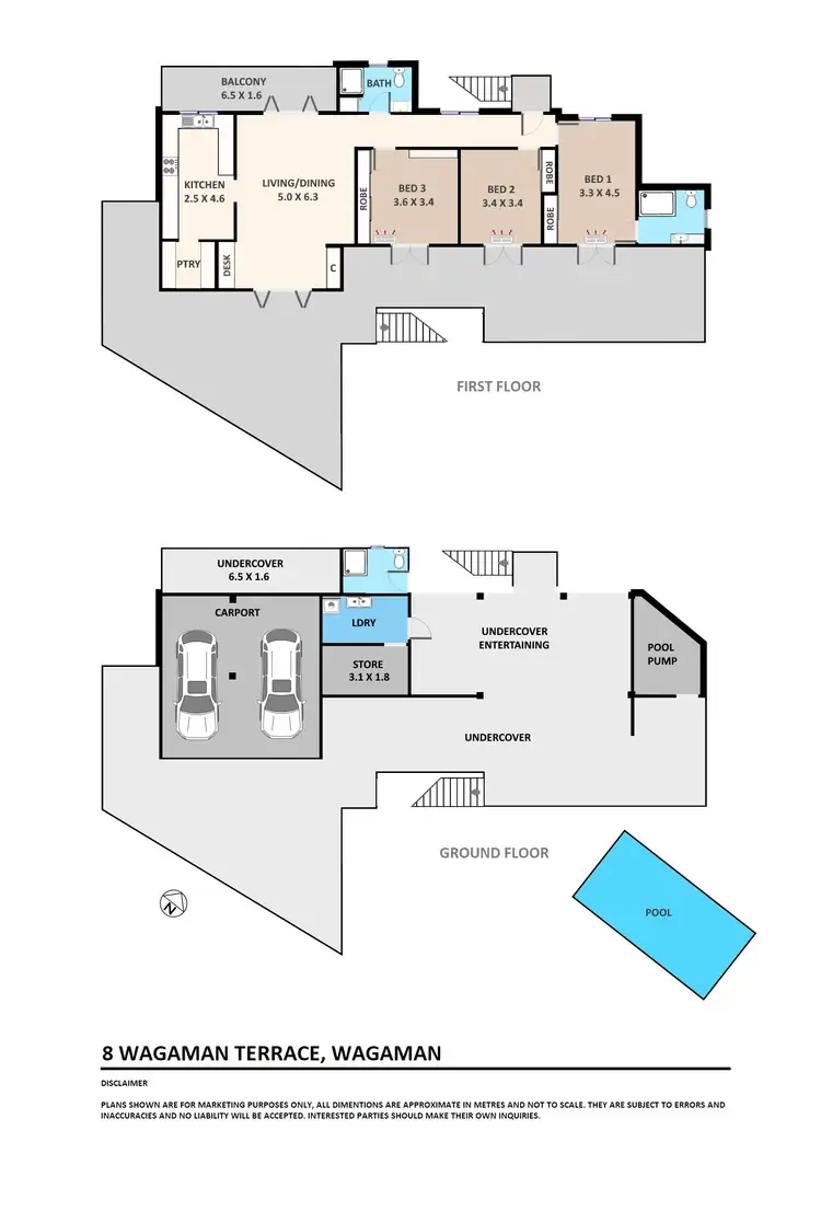 Floorplan of Homely house listing, 8 Wagaman Terrace, Wagaman NT 810