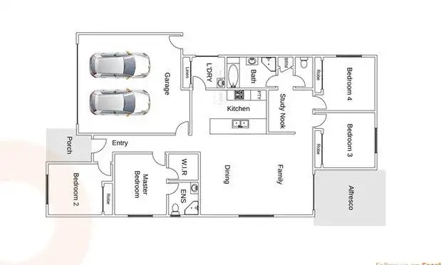 Floorplan of Homely house listing, 8 Bowerbird Crescent, Dakabin QLD 4503