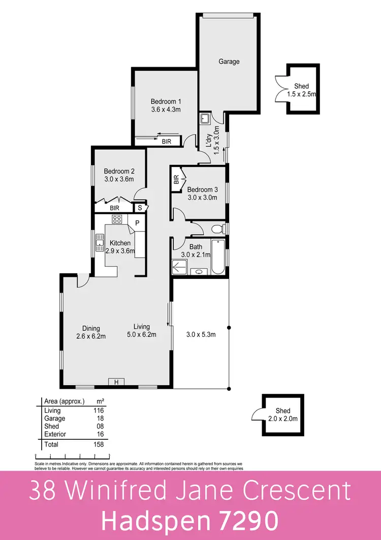 Floorplan of Homely house listing, 38 Winifred Jane Crescent, Hadspen TAS 7290