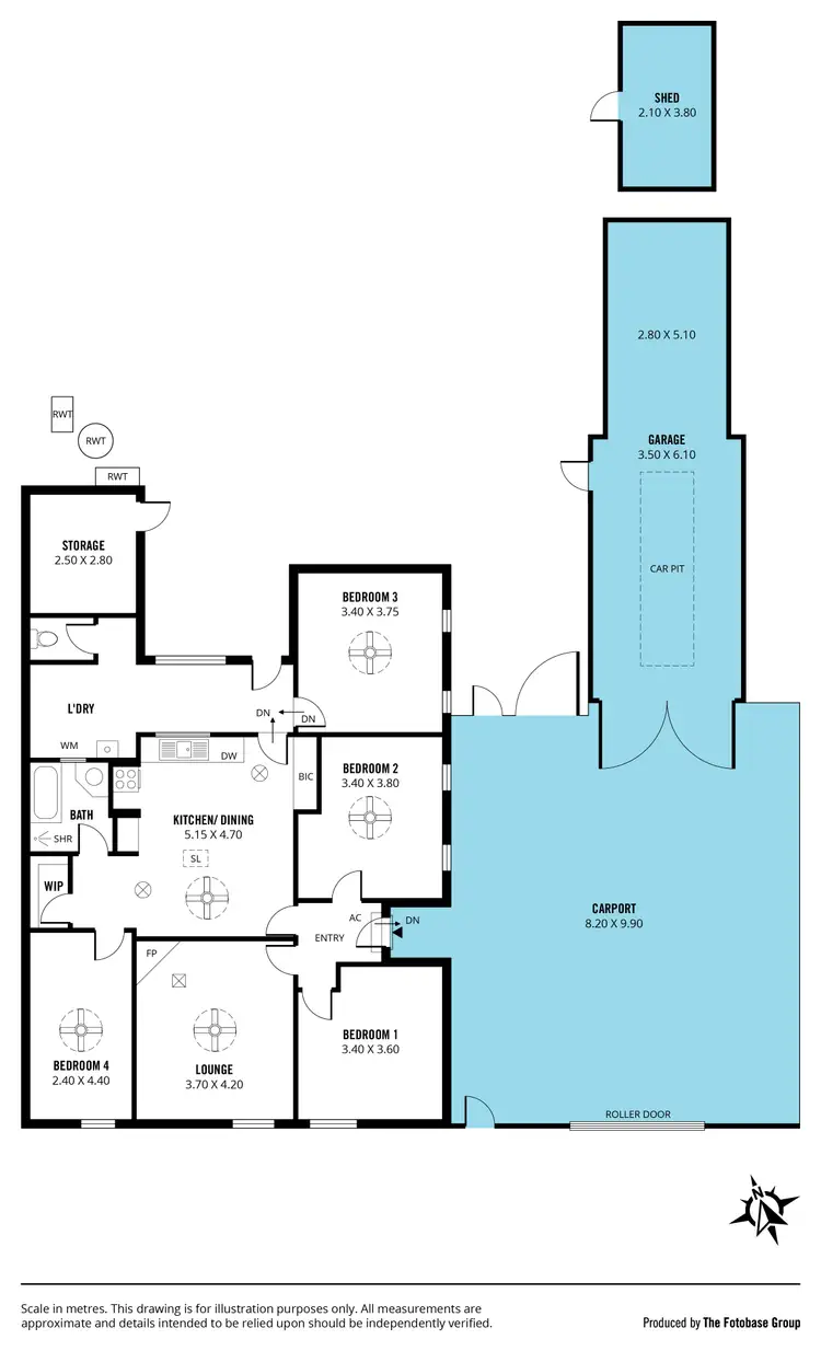 Floorplan of Homely house listing, 43 Dunorlan Road, Edwardstown SA 5039