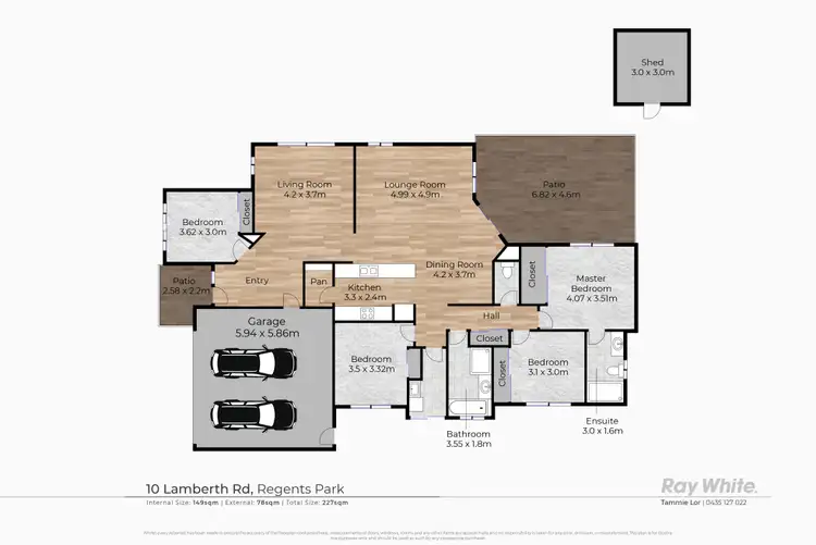 Floorplan of Homely house listing, 10 Lamberth Road, Regents Park QLD 4118