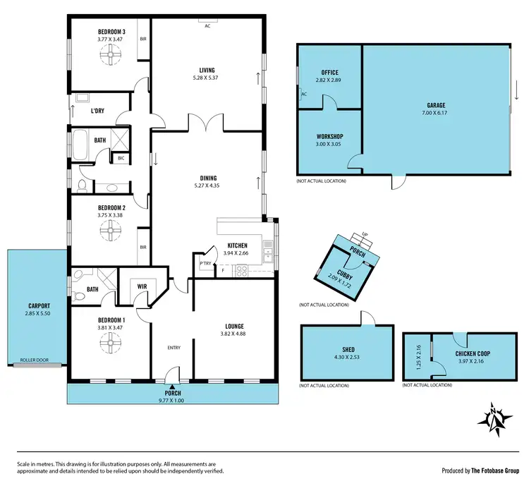 Floorplan of Homely house listing, 3 Kerley Way, Noarlunga Downs SA 5168