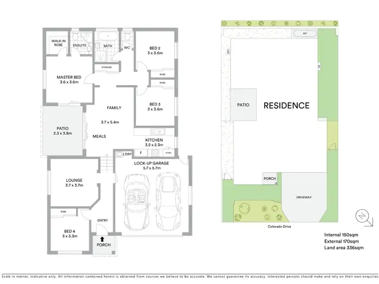 Floorplan of Homely house listing, 21 Colorado Drive, Springfield Lakes QLD 4300