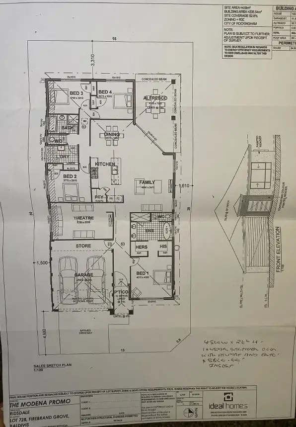 Floorplan of Homely house listing, 23 Firebrand Grove, Baldivis WA 6171