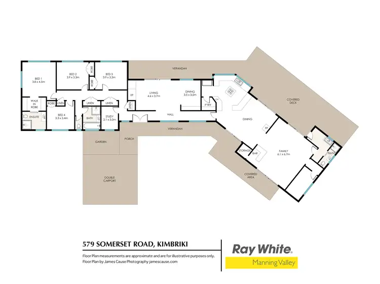 Floorplan of Homely rural property listing, 'Somerset' 579 Somerset Road, Kimbriki NSW 2429