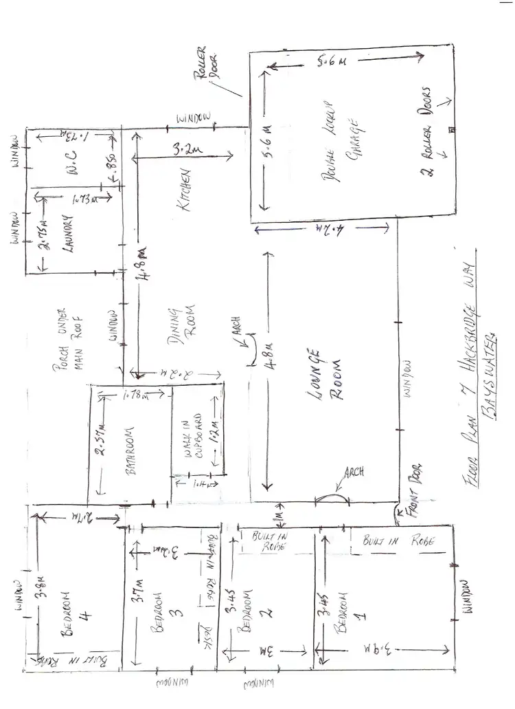 Floorplan of Homely house listing, 7 Hackbridge Way, Bayswater WA 6053