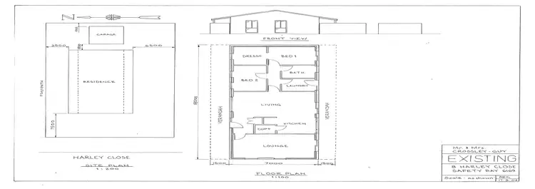Floorplan of Homely house listing, 8 Harley Close, Safety Bay WA 6169