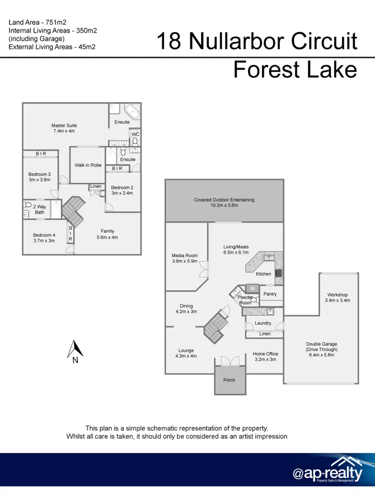 Floorplan of Homely house listing, 18 Nullarbor Circuit, Forest Lake QLD 4078