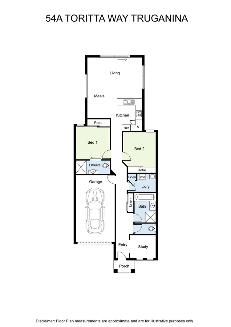 Floorplan of Homely house listing, 54 A Toritta Way, Truganina VIC 3029