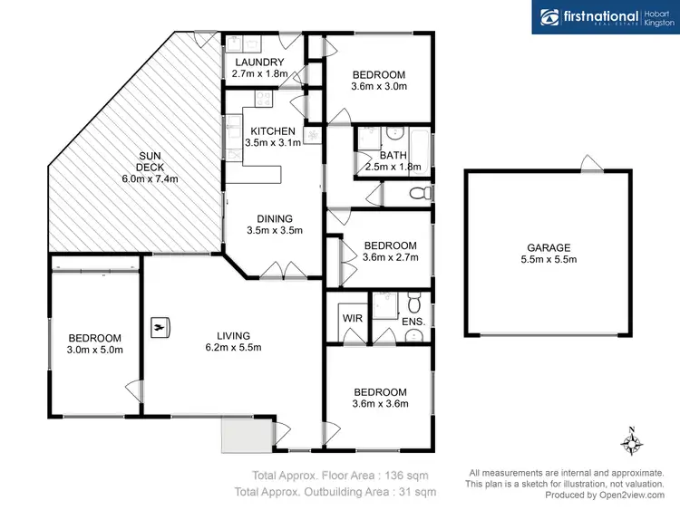 Floorplan of Homely house listing, 10 Moir Road, Kingston TAS 7050