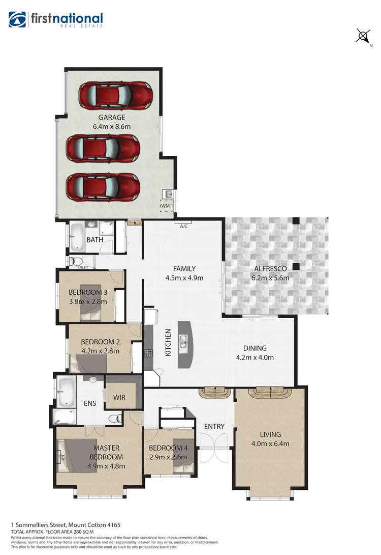 Floorplan of Homely house listing, 1 Sommelliers Street, Mount Cotton QLD 4165