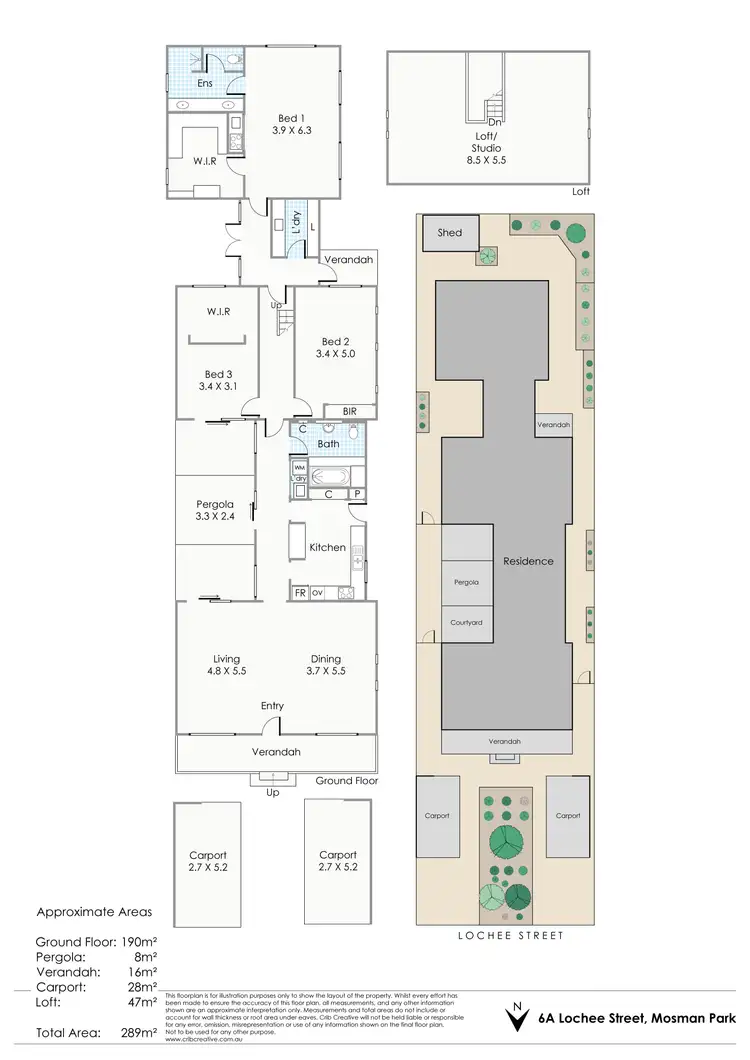 Floorplan of Homely house listing, 6a Lochee Street, Mosman Park WA 6012