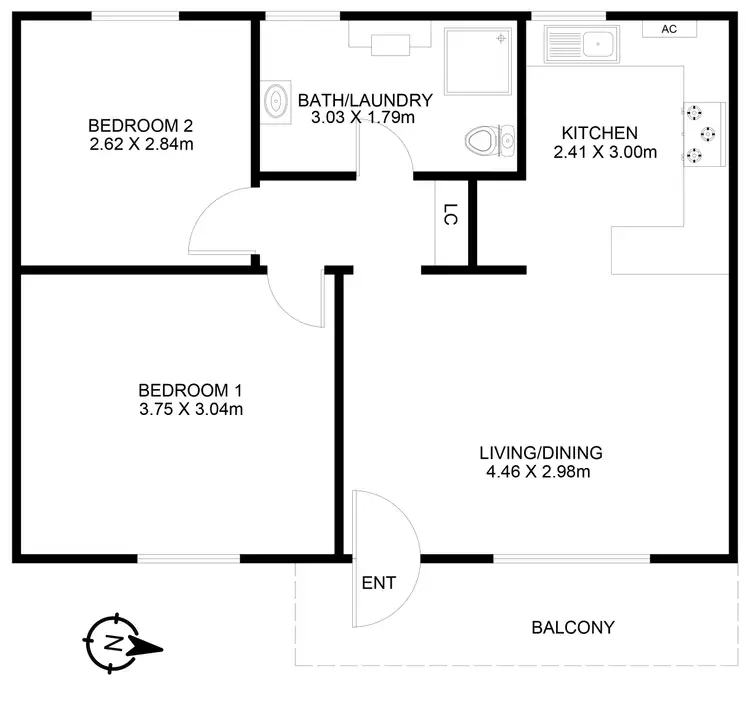 Floorplan of Homely unit listing, 10/251 Glynburn Road, St Morris SA 5068