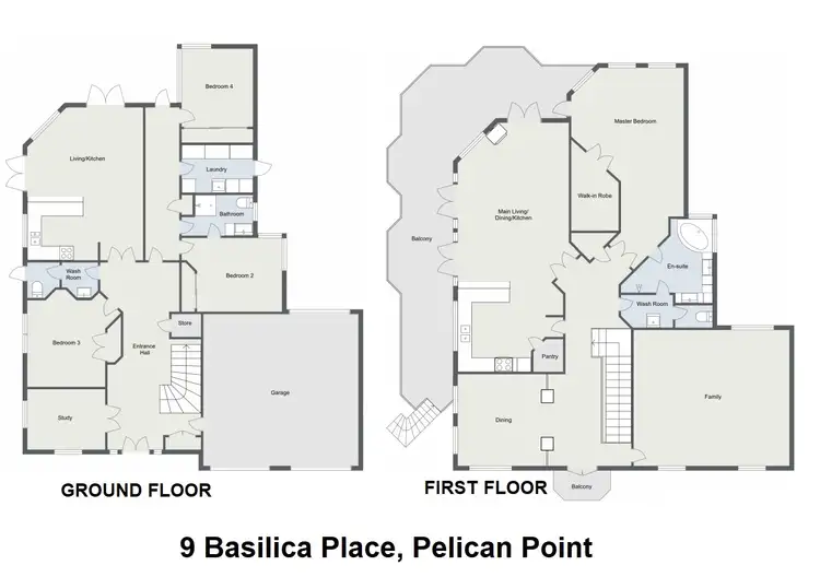 Floorplan of Homely house listing, 9 Basilica Place, Pelican Point WA 6230