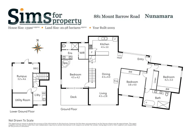Floorplan of Homely house listing, 881 Mount Barrow Road, Nunamara TAS 7259
