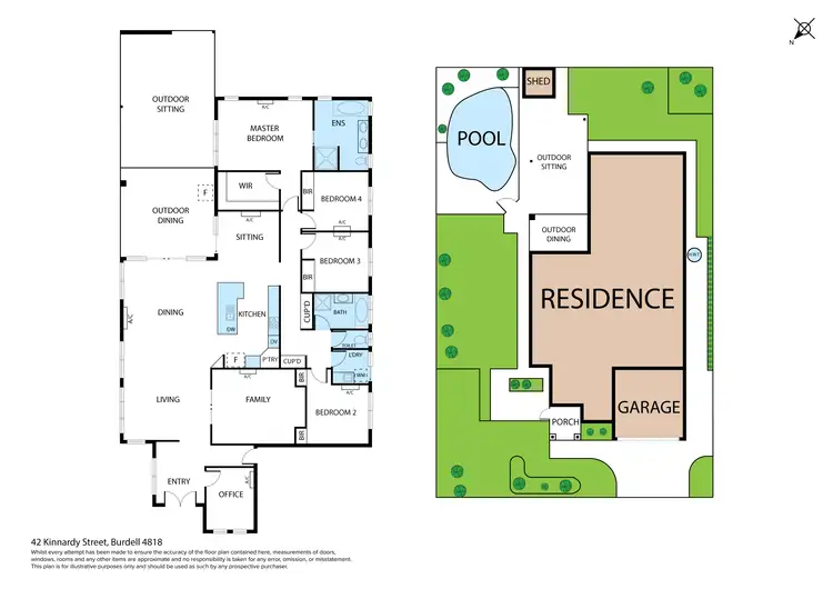 Floorplan of Homely house listing, 42 Kinnardy Street, Burdell QLD 4818