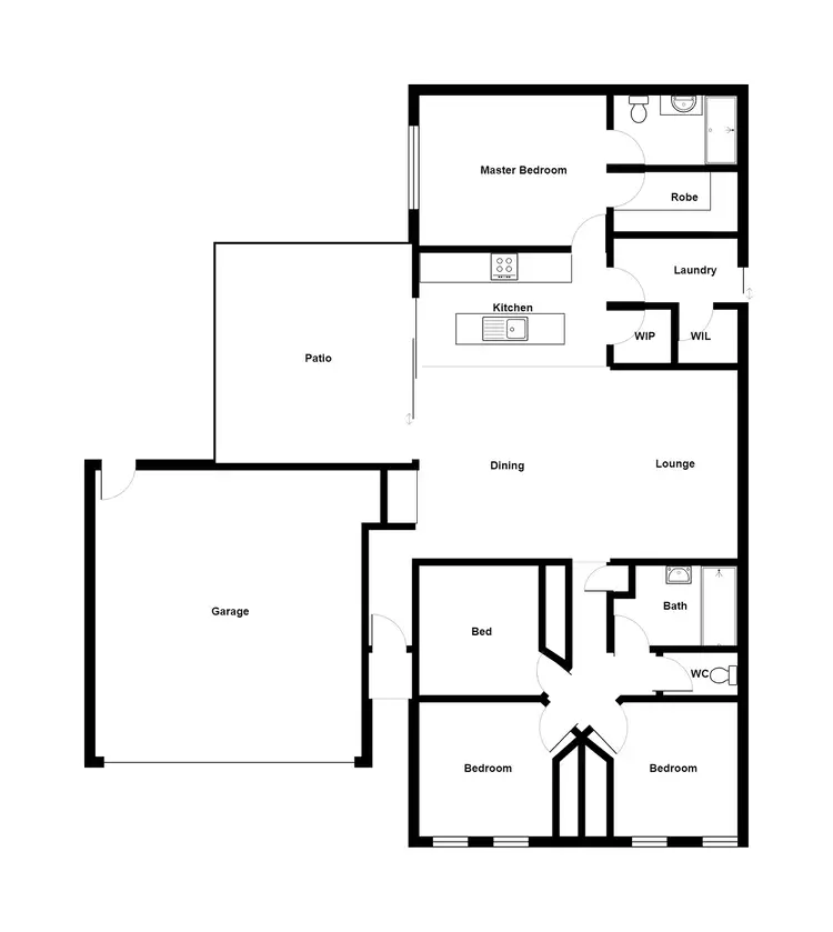 Floorplan of Homely house listing, 34 Dune Parade, Bushland Beach QLD 4818