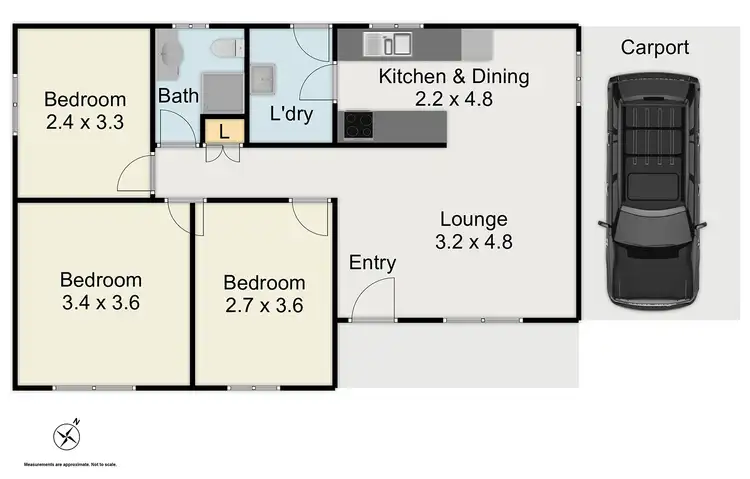 Floorplan of Homely house listing, 13 Catherine Crescent, Rooty Hill NSW 2766